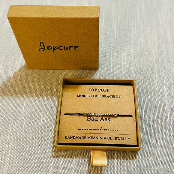 New Joycuff Morse Code Secret Message Bracelet - Picture 1 of 4